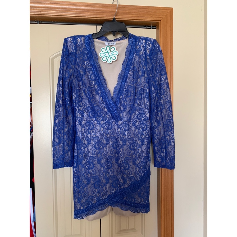 Blue Lace Dress